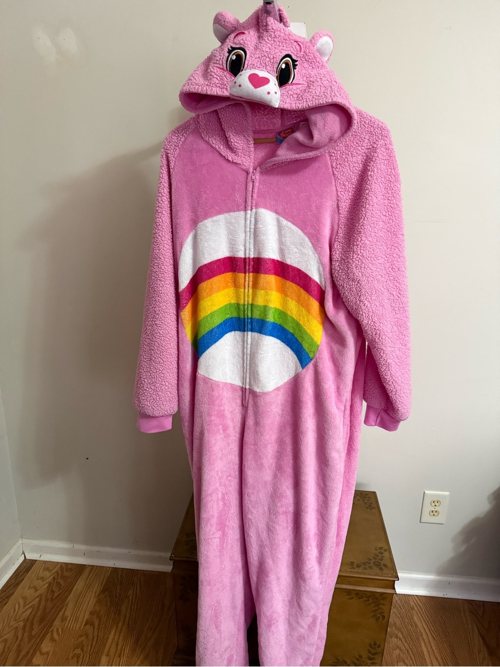 Adult Cheer Bear Care Bear Onesie